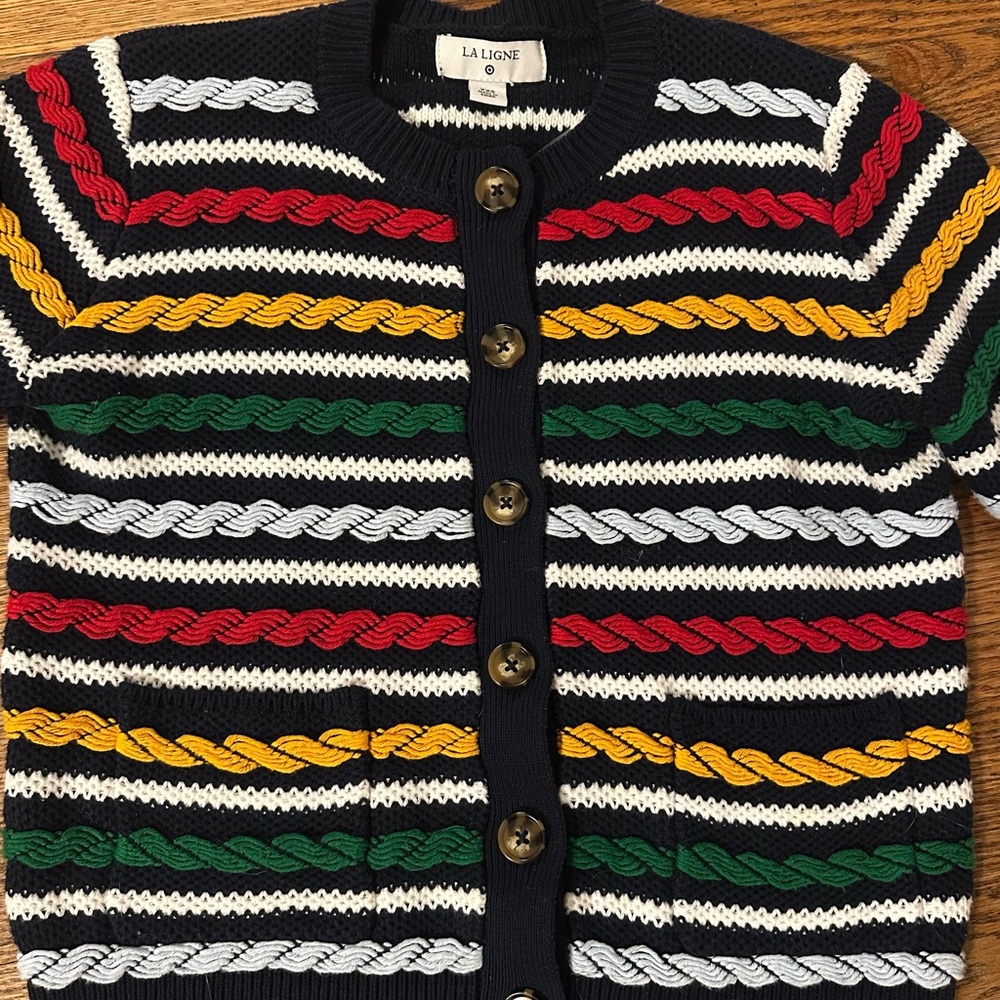 La Ligne Multicolor Striped Sweater